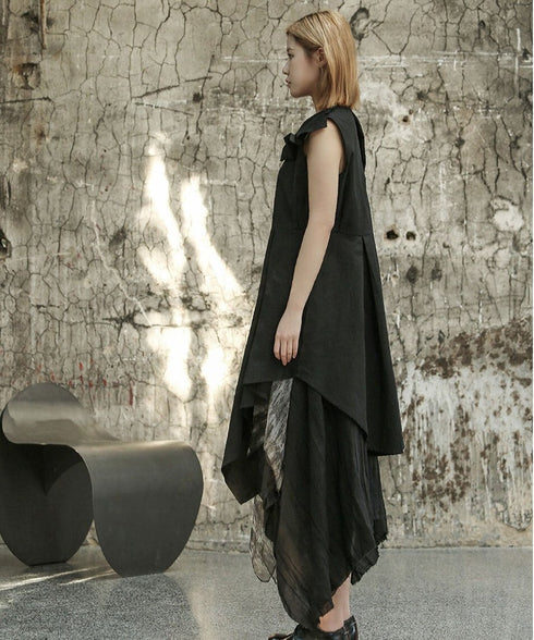 Asymmetric Bow Pleated Top